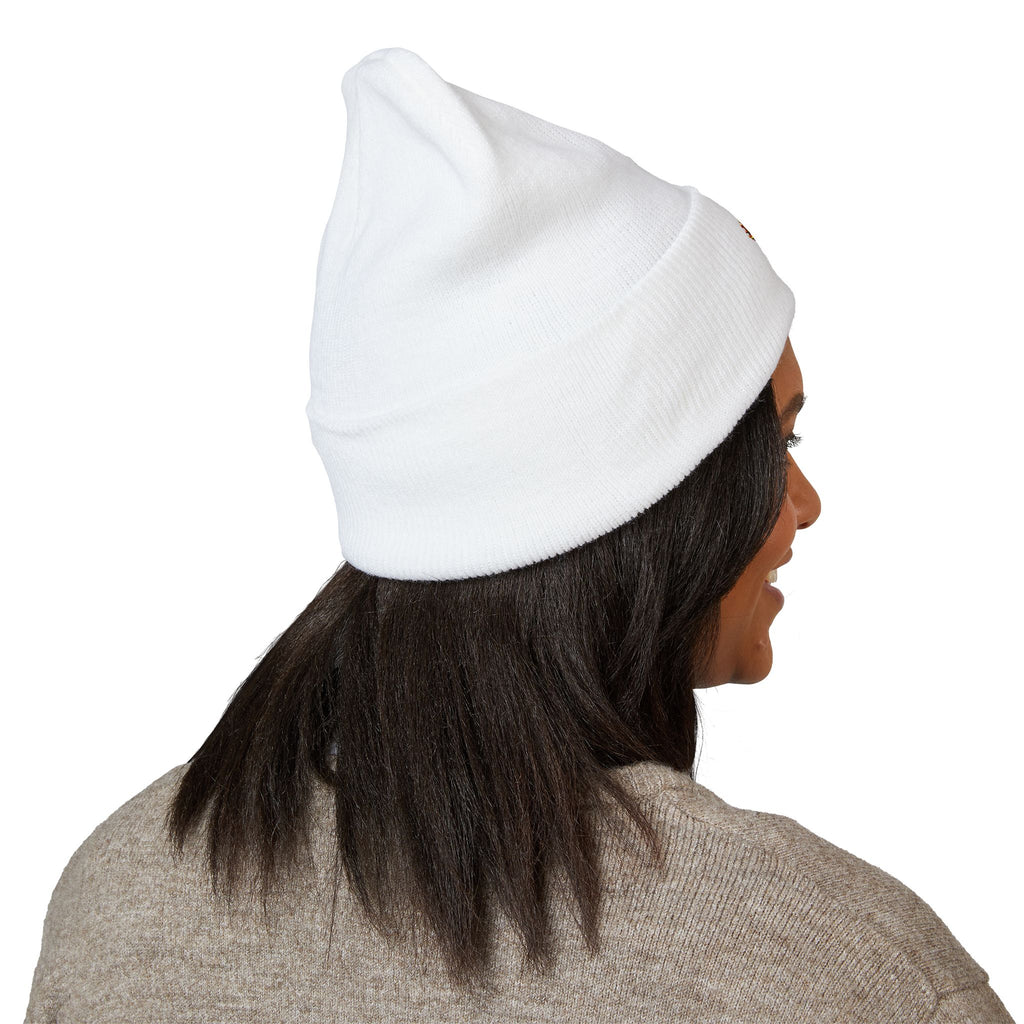 Fear God Embroidered 'Glow Up' Flame Beanie — Classic Cuffed Winter Hat