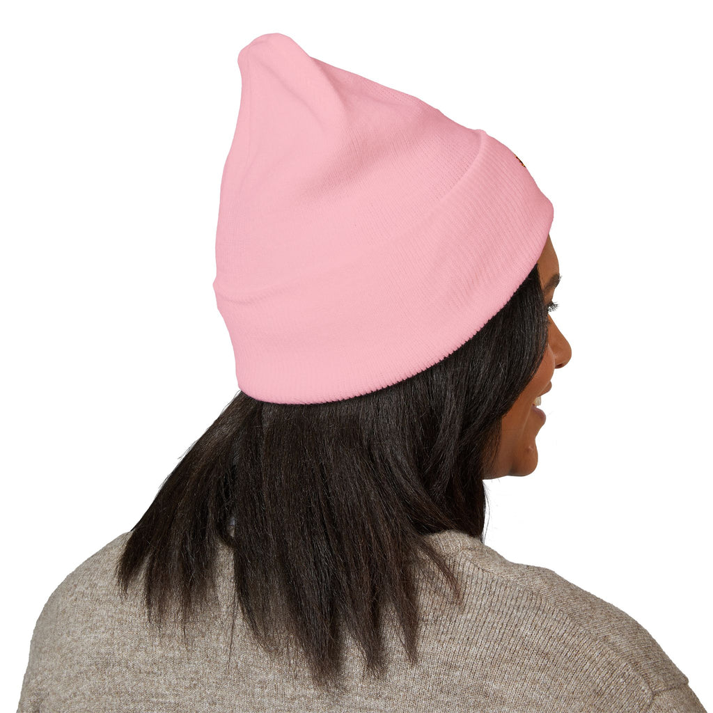 Fear God Embroidered 'Glow Up' Flame Beanie — Classic Cuffed Winter Hat