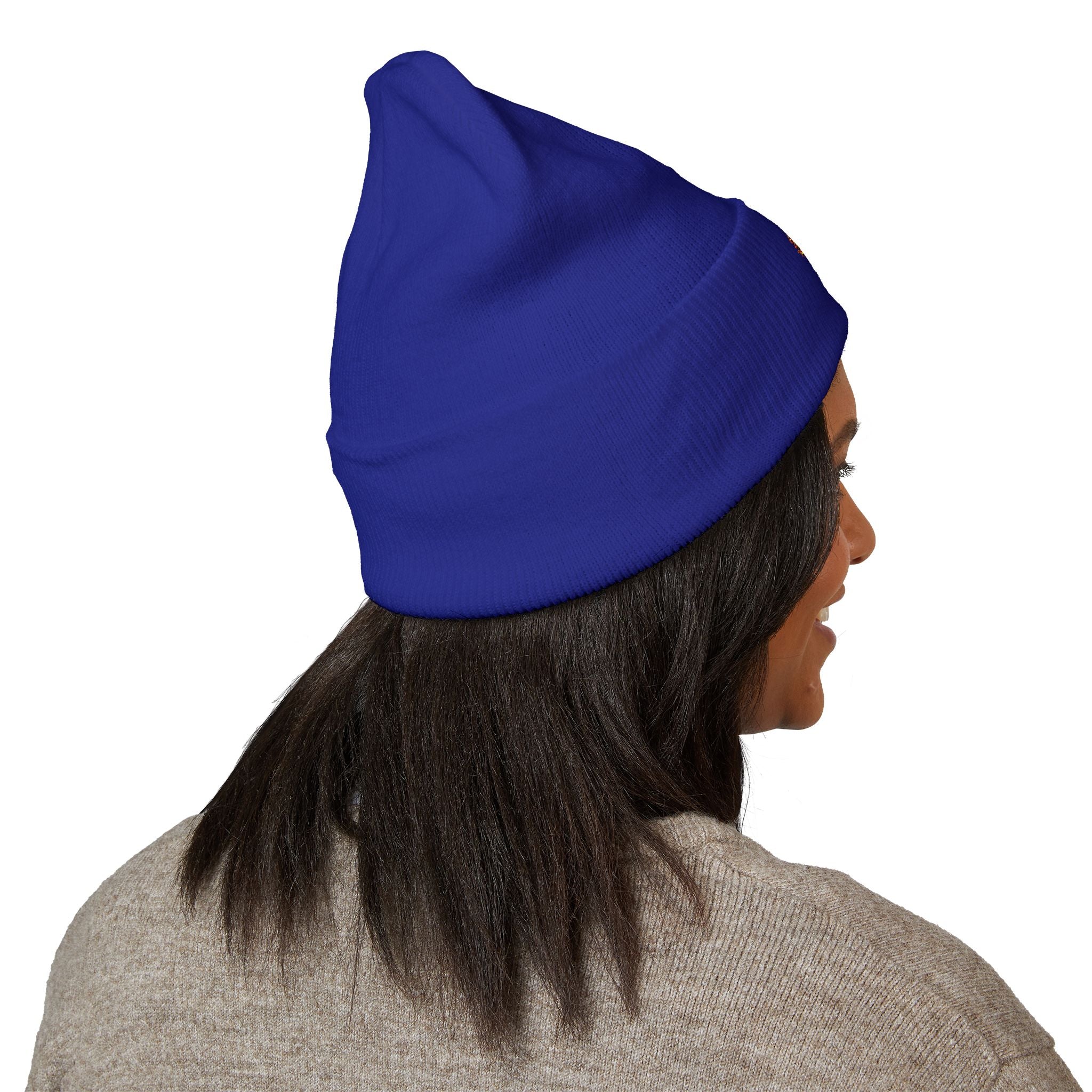 Fear God Embroidered 'Glow Up' Flame Beanie — Classic Cuffed Winter Hat