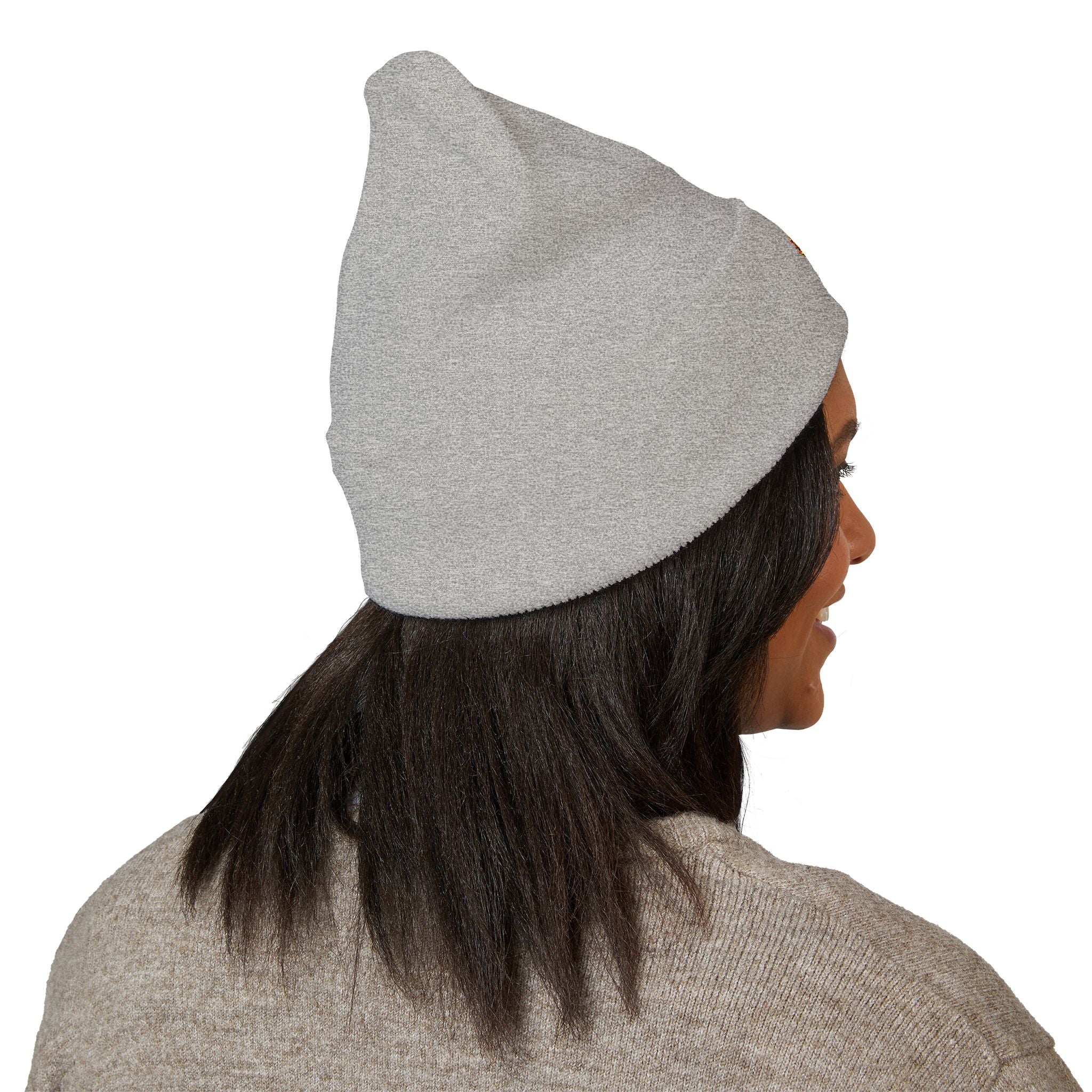 Fear God Embroidered 'Glow Up' Flame Beanie — Classic Cuffed Winter Hat